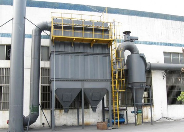 Dust collector of biomass boiler